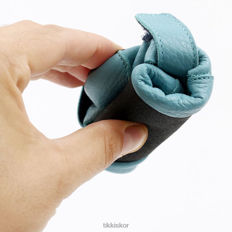 barn ziggy v2 läder Tikki Skodon F60FX20 azurblå