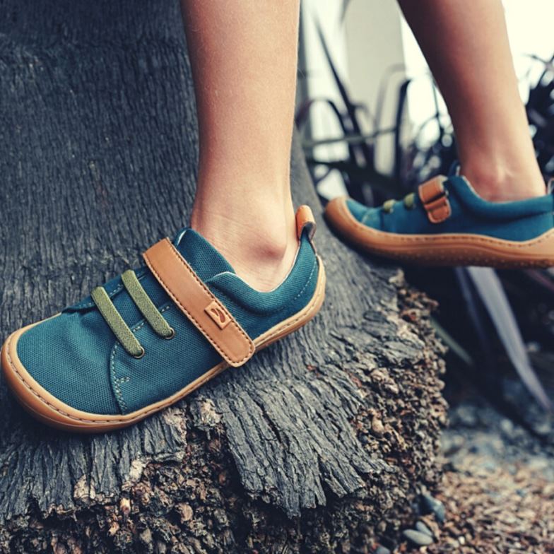 barn vegan skor harlekin Tikki Skodon F60FX120 grön