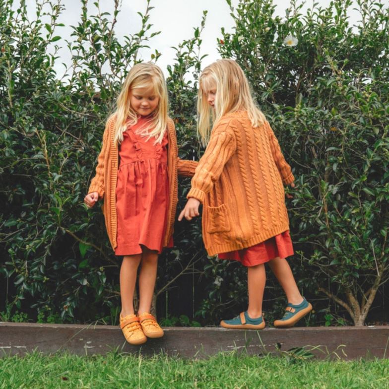 barn vegan skor harlekin Tikki Skodon F60FX120 grön