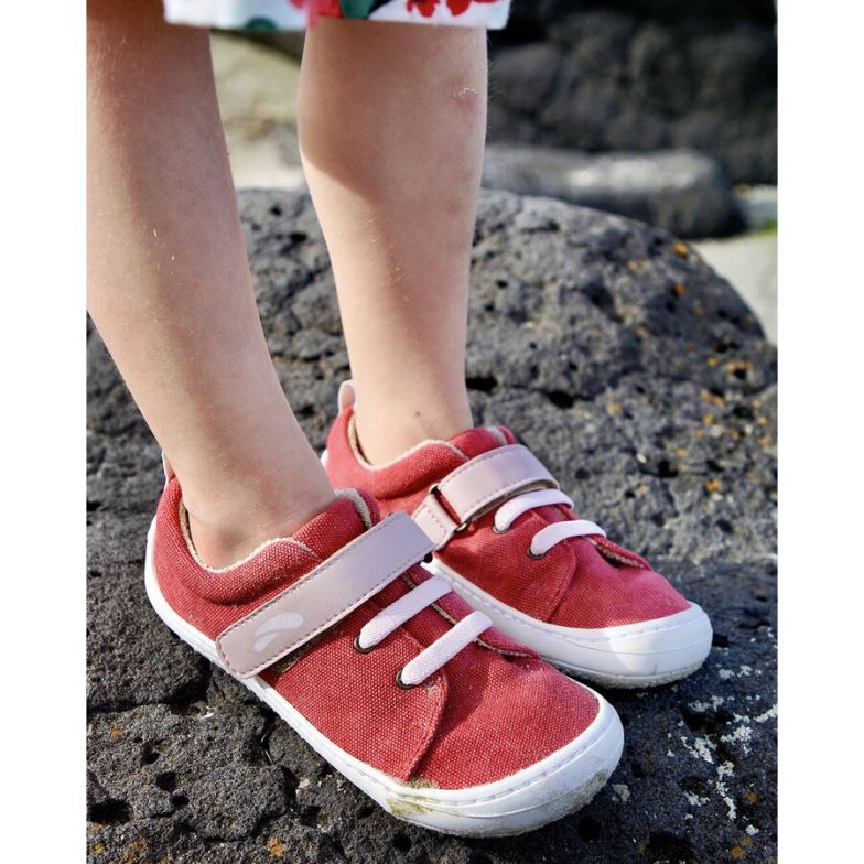 barn vegan skor harlekin Tikki Skodon F60FX155 scharlakansrött