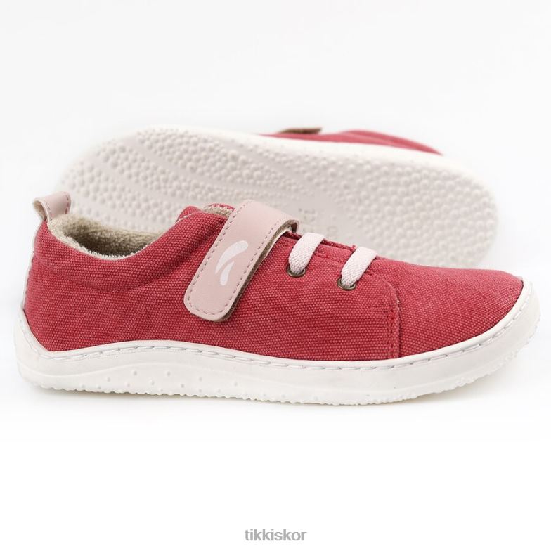 vuxna vegan skor harlekin Tikki Skodon F60FX154 scharlakansrött